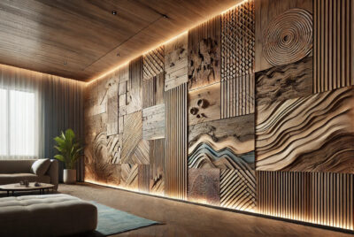 3D Wood Wall Panels