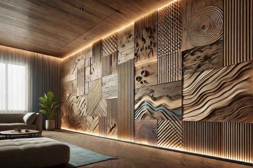 3D Wood Wall Panels