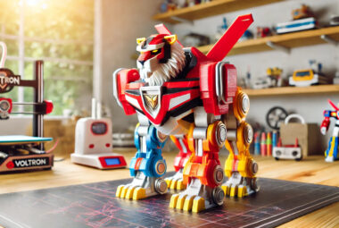 3d print voltron lion toy