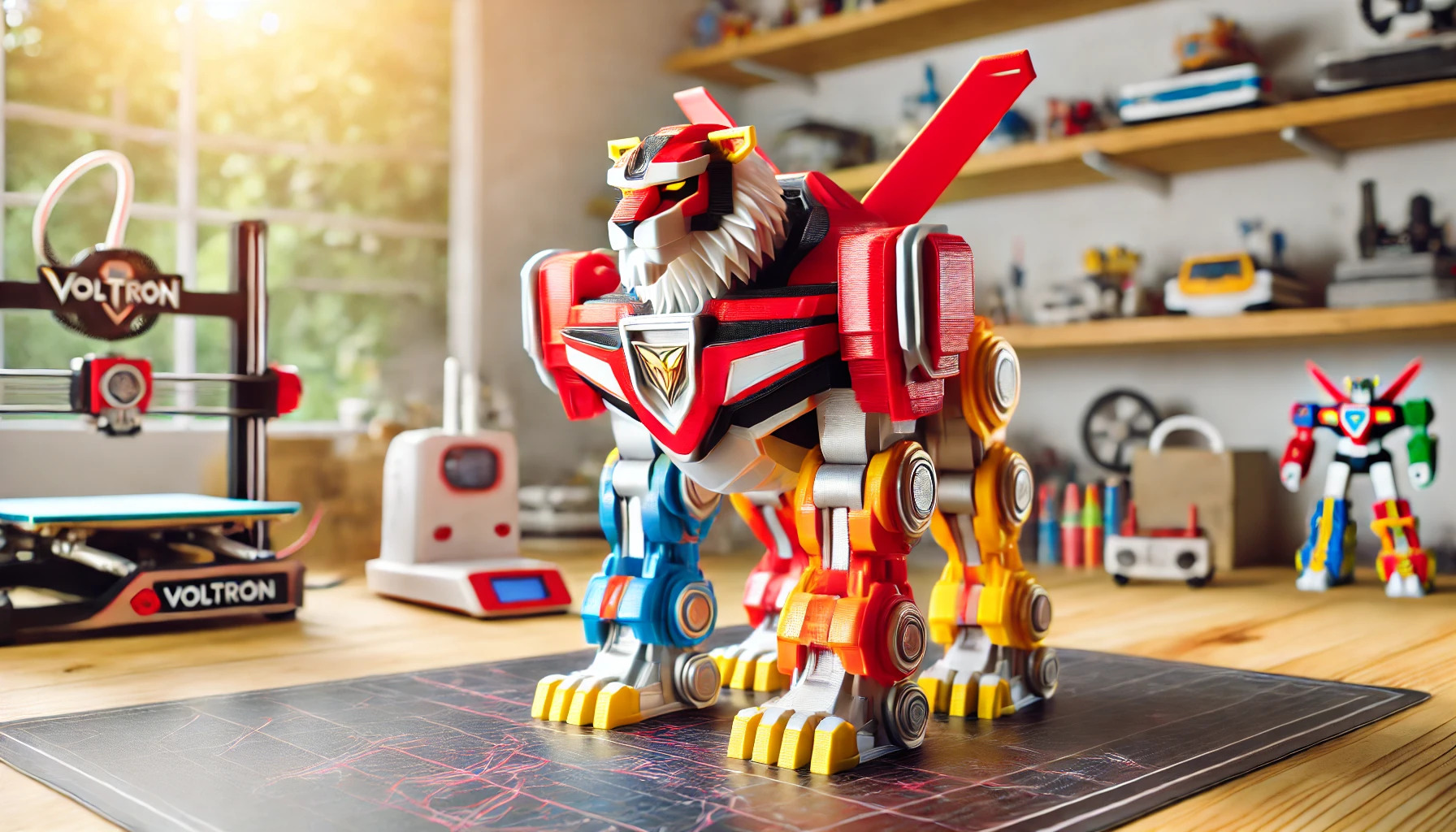 3D Print Voltron Lion Toy Build Your Own Galactic Defender