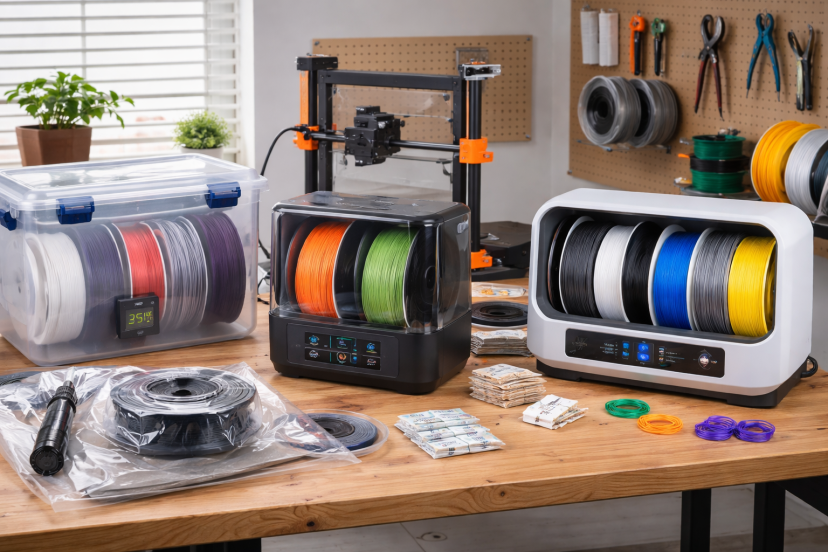 3d printer filament storage