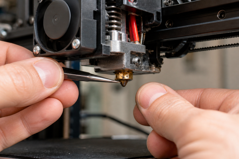 how to clean 3d printer nozzle