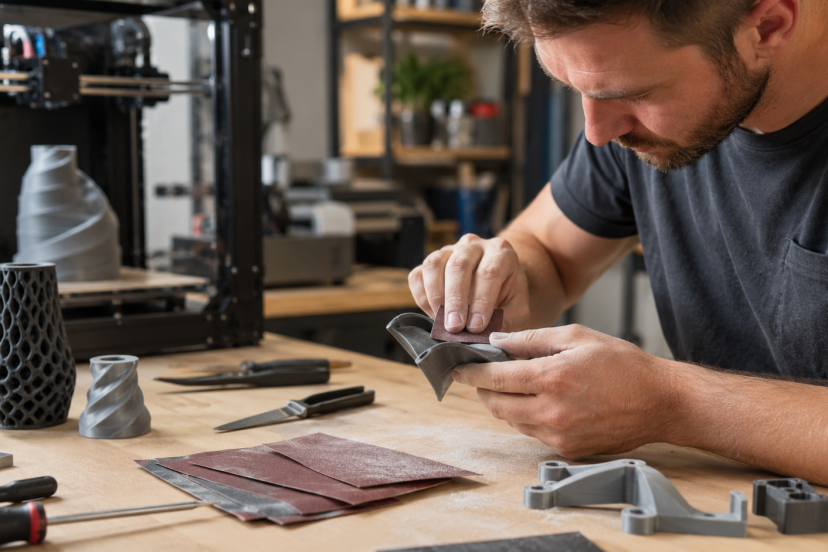 how to sand 3d prints